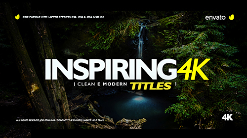 Inspiring Titles 2.0 - Project for After Effects (Videohive)