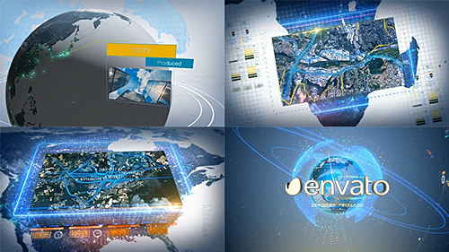 Digital Earth Motion Graphics - Project for After Effects (Videohive)