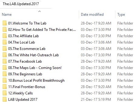 The LAB Updated 2017 by Matt Diggity & Others