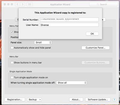 Application Wizard 3.6.4 (Mac OSX)