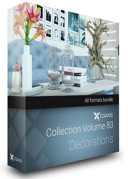 CGAxis Models Volume 83 Decorations 