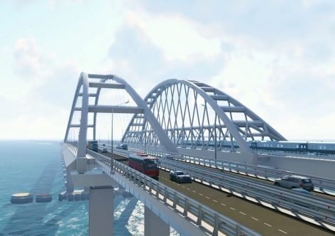 Съезд с Крымского моста в Керчь не предусмотрен