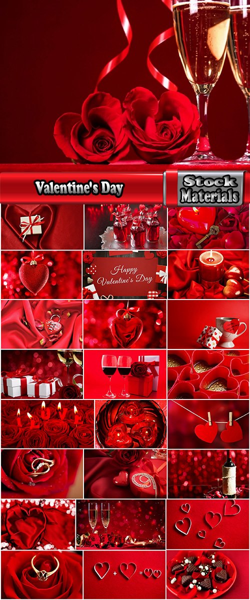 Valentine's Day gift heart still life illustration holiday 2-25 HQ Jpeg