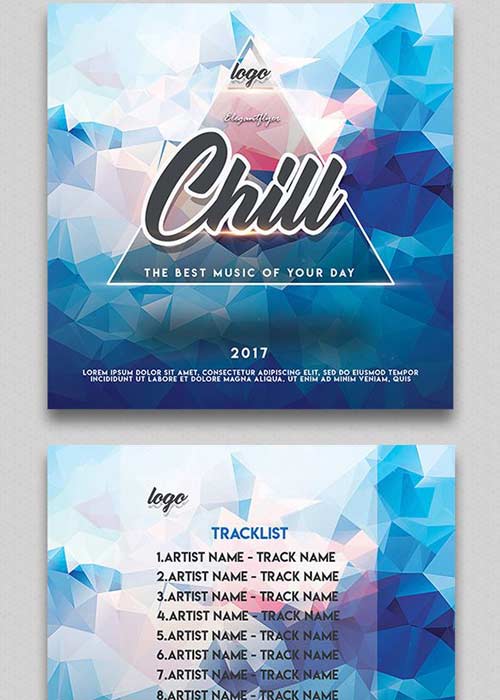 Chill V1 2018 Premium CD Cover PSD Template