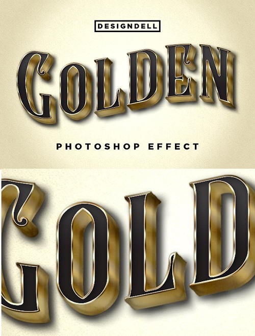 Golden Photoshop Effect 2180672