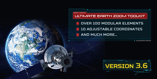 Ultimate Earth Zoom Toolkit v3.6 - Project for After Effects (Videohive)