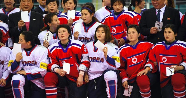 Спортсменки из Северной и Южной Кореи столкнулись с языковым барьером на тренировке