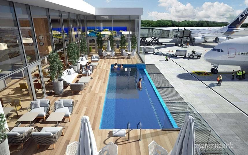 В аэропорту Пунта-Каны путешественникам предложат поплавать в бассейне