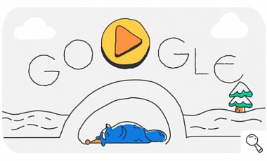 Google предназначил дудл Олимпиаде: история о медведе-чемпионе