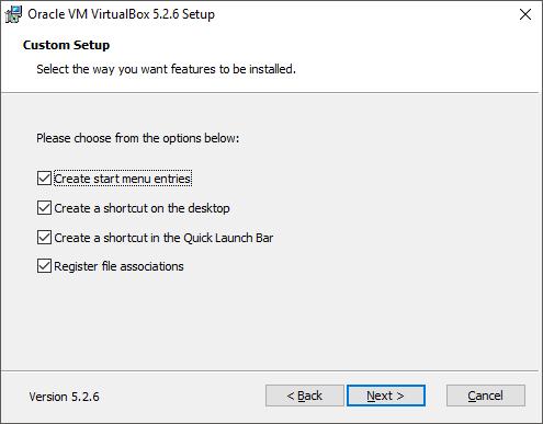 Install VirtualBox.  Step 3