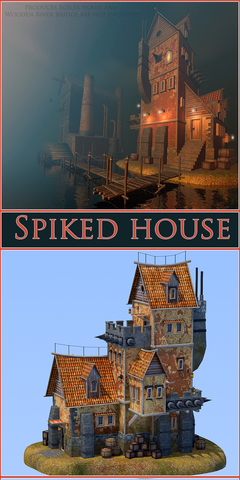 Spiked house