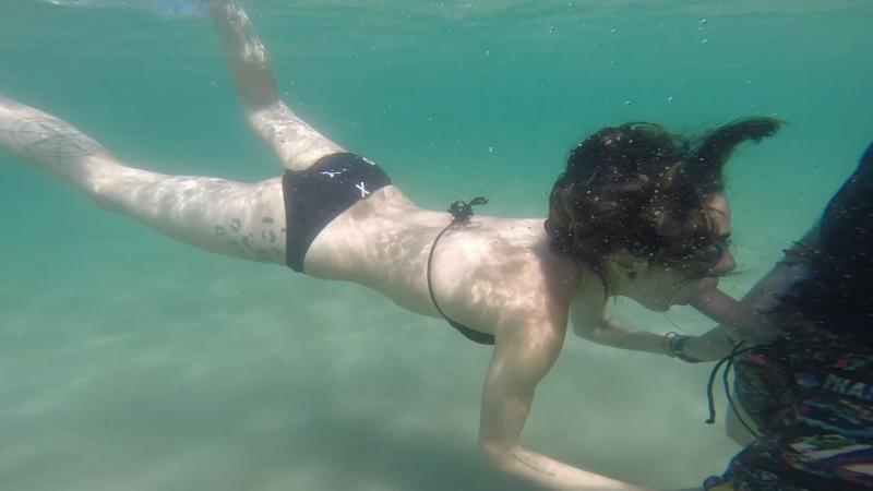 Eliskye Underwater BJ And Masturbation In Beach [2017 ., BJ,Masturbation, CamRip]