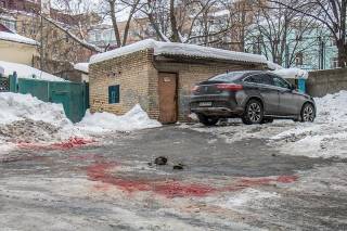 В правительственном квартале Киева вышло ожесточенное убийство