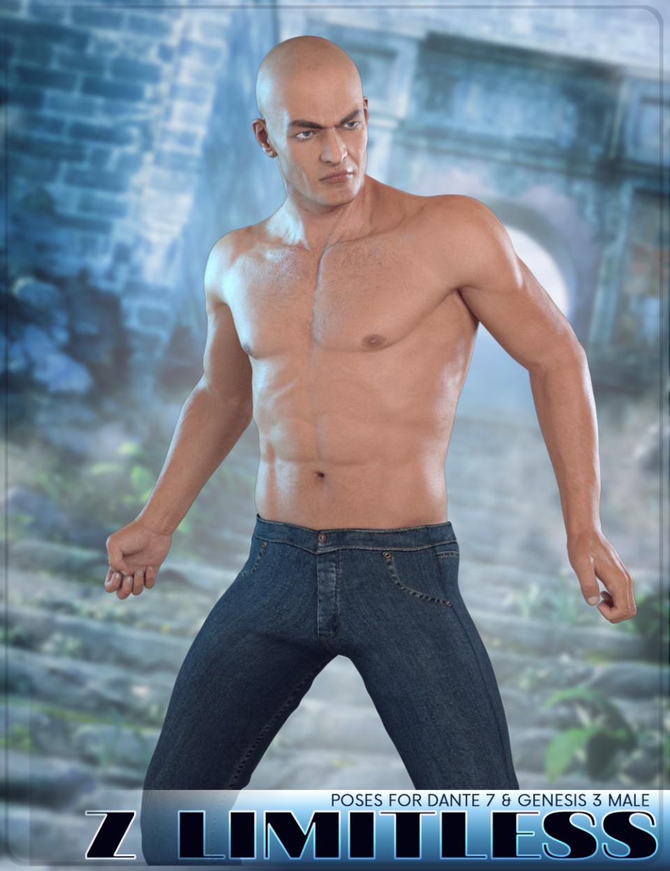 Z Limitless - Poses for Dante 7 and Genesis 3 Male
