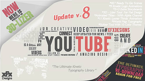 Kinetic Typography Pack V8.0 6210510 - Project for After Effects (Videohive)