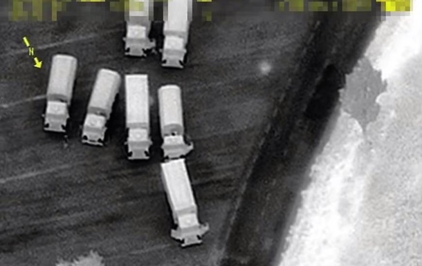 ОБСЕ показала колонны грузовиков из РФ на Донбасс