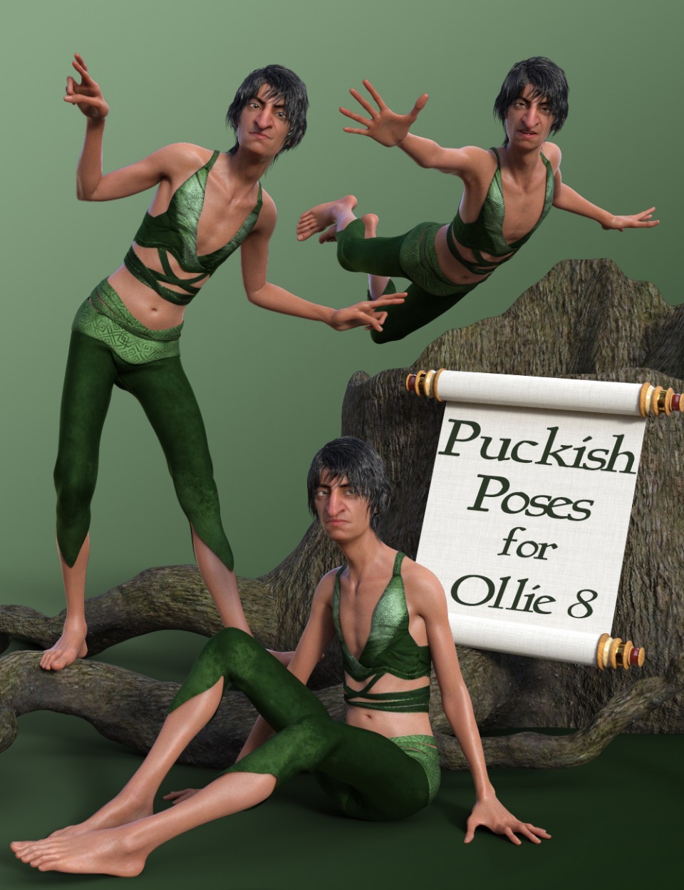 Puckish Poses for Ollie 8