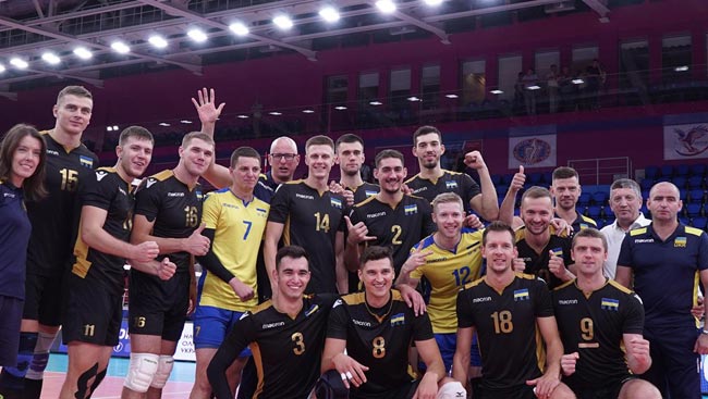 Мужская сборная Украины по волейболу разгромила Венгрию в отборе на ЧЕ-2019