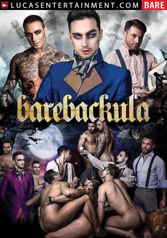 Barebackula (LucasEntertainment) bareback, parody, tattoo