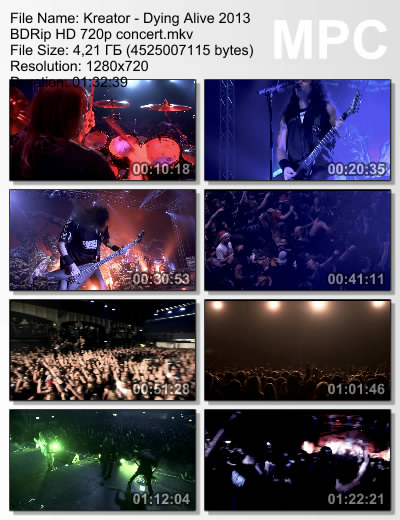 Kreator - Dying Alive 2013 (BDRip)