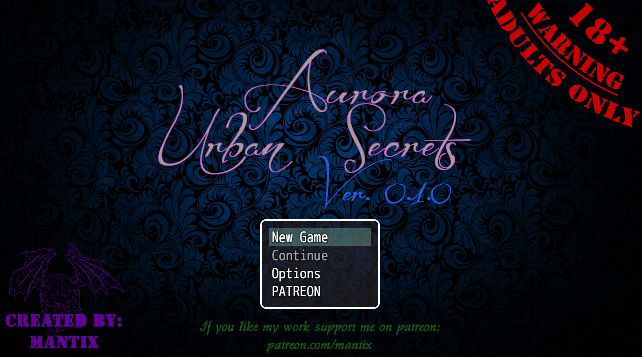 Aurora: Urban Secret Version 0.1.0