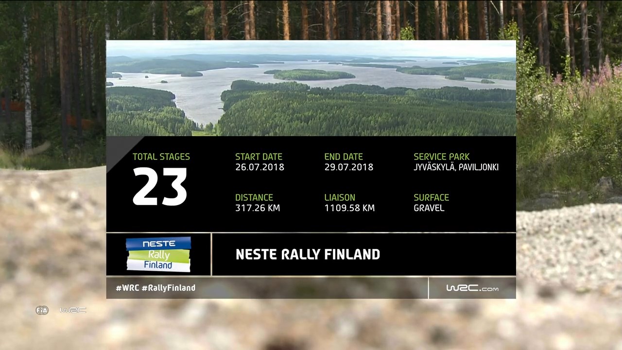 WRC. 2018. Этап 8. Neste Rally Finland. Обзор (Feed) [2018, Автоспорт, HDTVRip/720p/50fps, MKV/x264, EN/FI/FR/RU/INT]