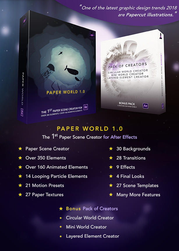 Paper World - Project for After Effects (Videohive)