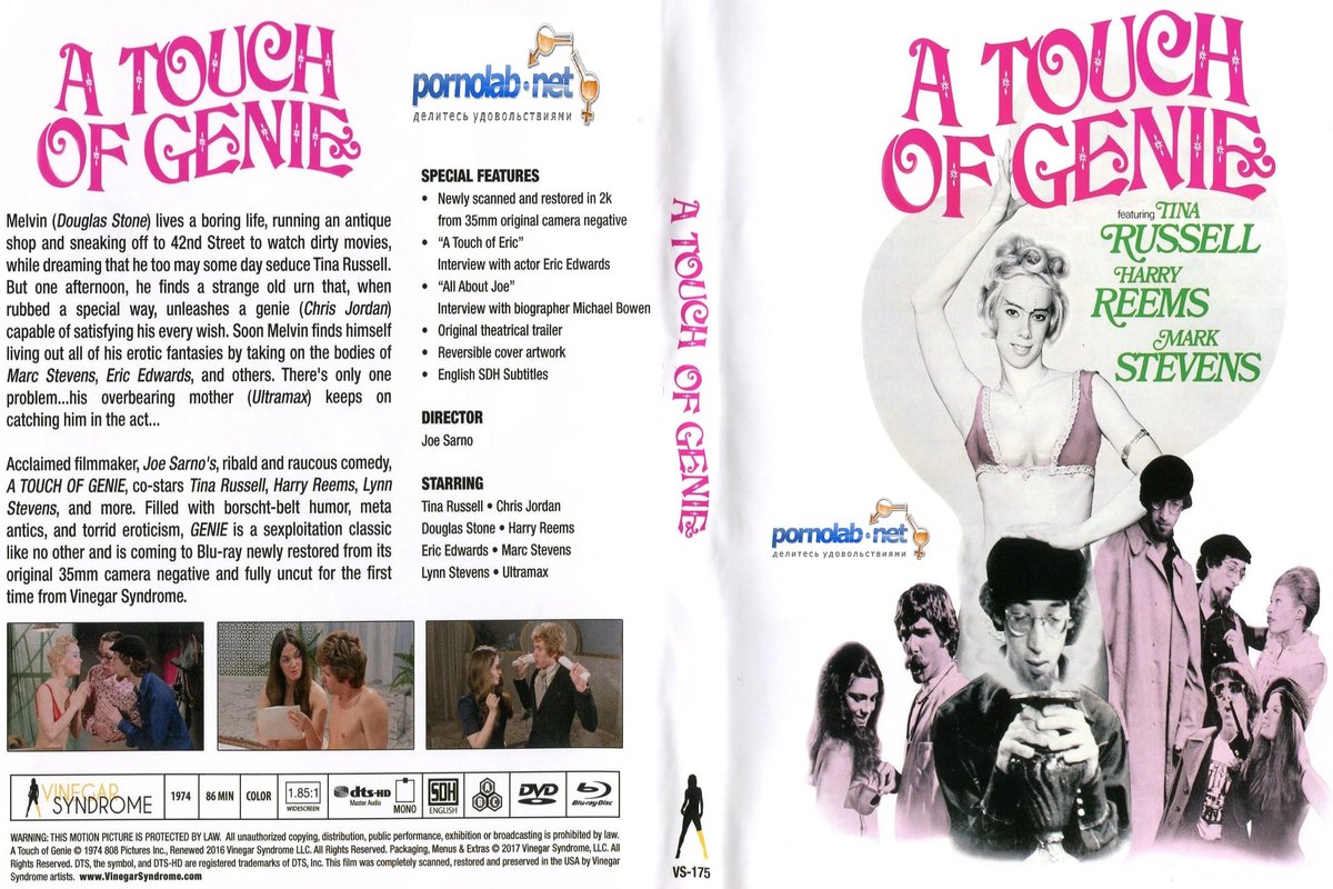 A Touch of Genie /   (Joseph W. Sarno, Vinegar Syndrome) [1974 ., Feature, Classic Anal DP, DVD9]
