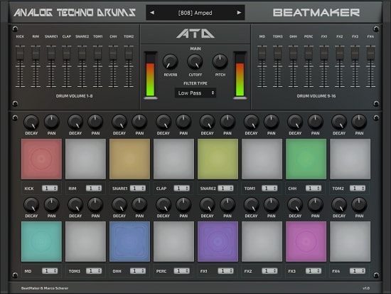 BeatMaker - Analog Techno Drums 1.0.0 VSTi,VST3,AU x86/x64